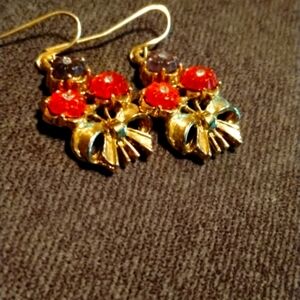 Cute rosebush earrings
